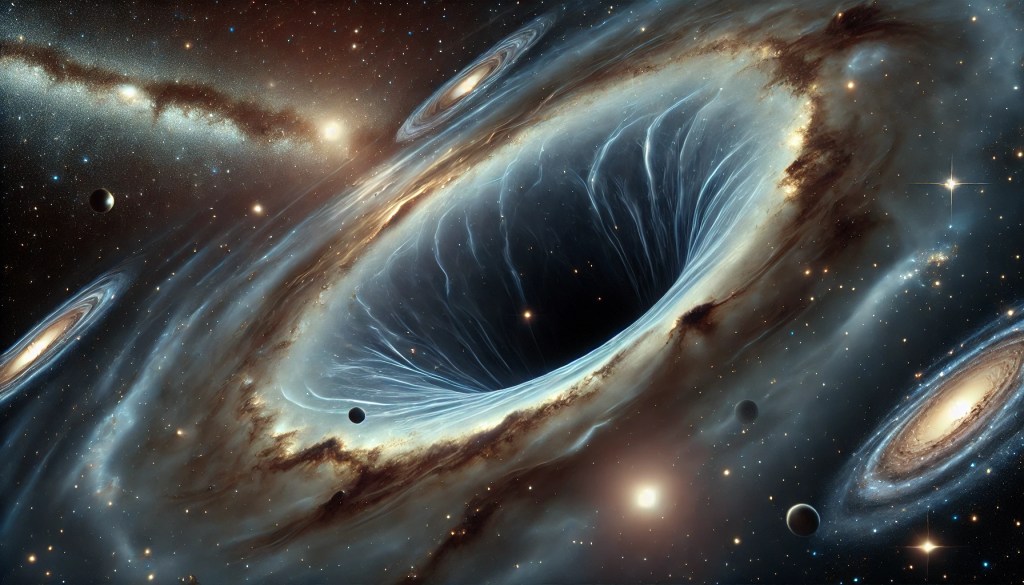 Vuoti attrattivi e materia&nbsp;oscura